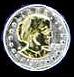 Gold on Silver S.B.Anthony dollar